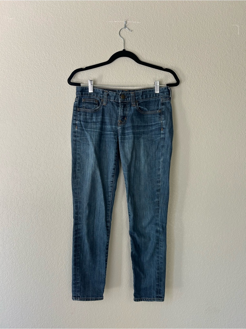 J. Crew Women's Skinny Jeans in Medium Blue Wash Size 27